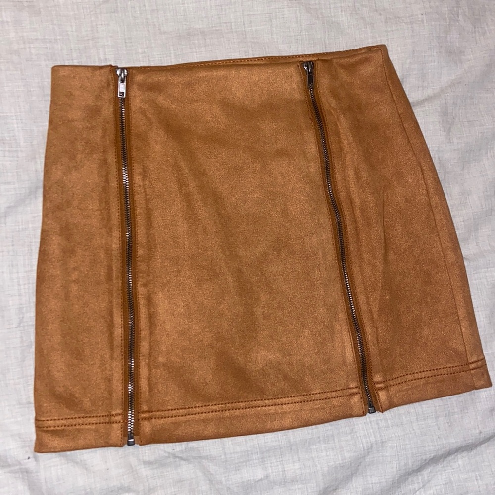 Suede Skirt